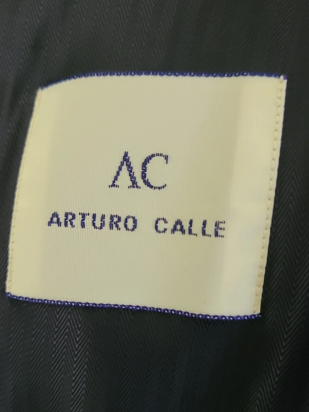 Arturo Calle Men's Blue Classic 2-Piece Suit Tailored Blazer & Trousers Size 38R